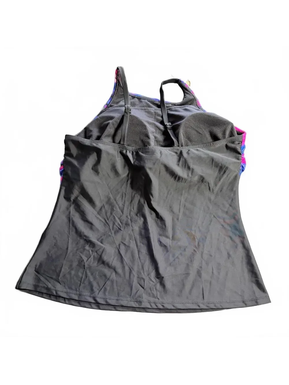 Reebok athletic pull over modest tankini swim top size 14 New